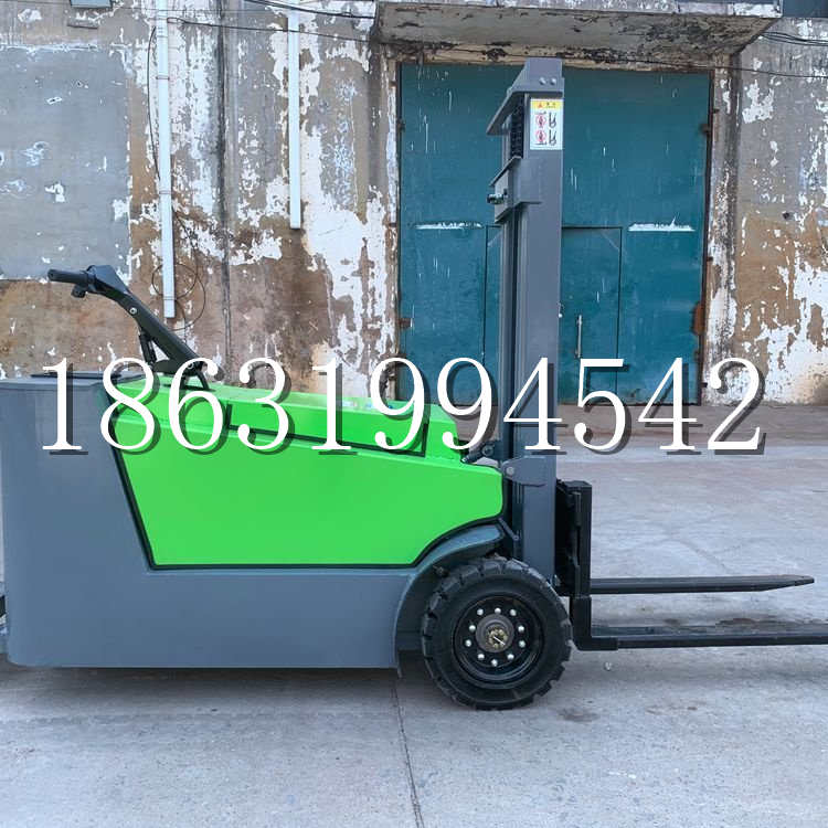 安仁县小型电动叉车1吨2吨步行站驾式电瓶堆高充电装卸车液压升降车铲车